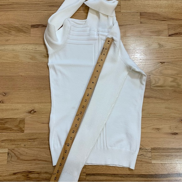 INC International Concepts Winter White Turtle Neck Sweater Size Large - Picture 7 of 14
